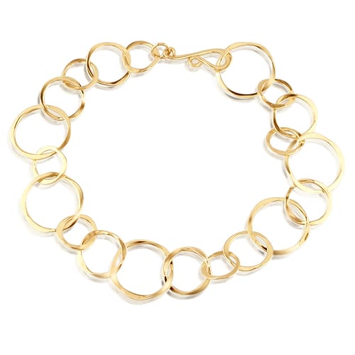 Gold link bracelet